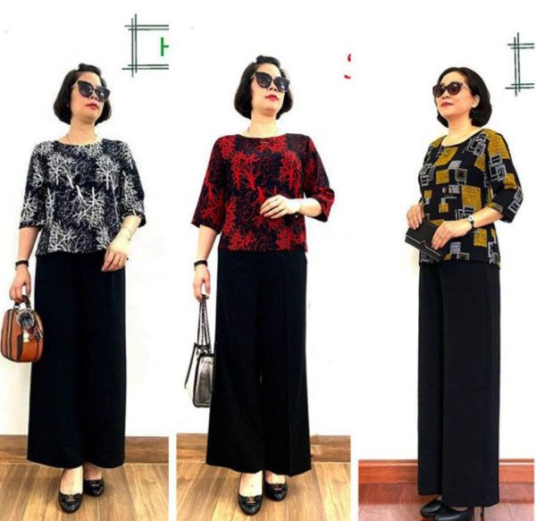 Top 6 xu hướng thời trang tuổi trung niên u50 quý phái và trẻ trung