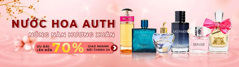 Vua Hàng Hiệu Sale Tết 2025: Giảm tới 65%++, tặng voucher 100K, miễn phí vận chuyển từ 500K