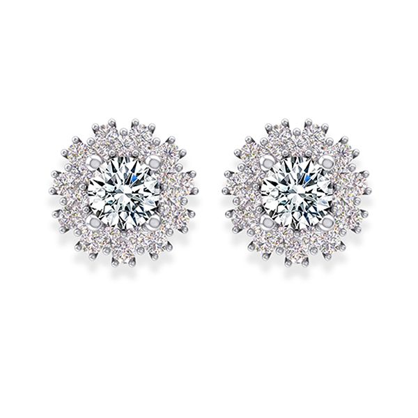 Khuyên Tai Jemmia Diamond Moissanite 14K BT2021102355 Vàng Trắng (Giá Chưa Bao Gồm Đá Chủ) - Trang sức - Vua Hàng Hiệu