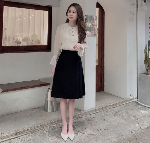 Top 15 chân váy nữ công sở cao cấp sang chảnh năm 2025