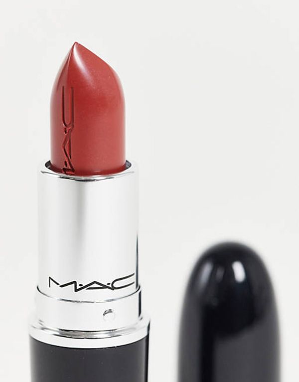 Son Mac Lustreglass Lipstick 544 Business Casual Màu Đỏ Hồng Đất - Son Môi - Vua Hàng Hiệu