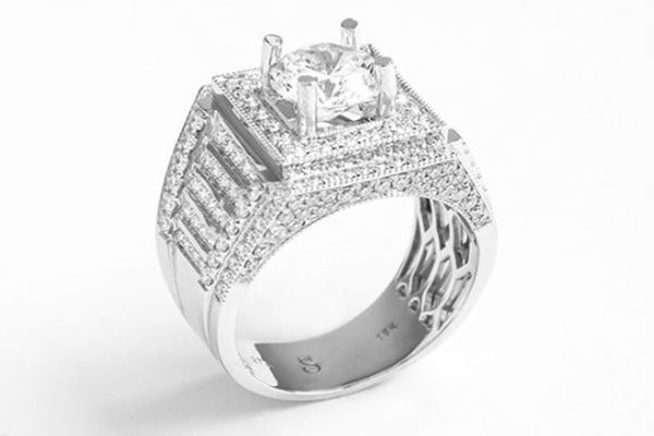 Top 6 nhẫn nam vàng trắng vô cùng đẹp của thương hiệu Sherlyn Diamond
