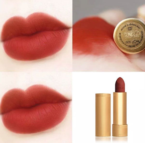 Son thỏi Gucci 505 có tốt không? Review màu son Gucci 505 vô cùng đẹp