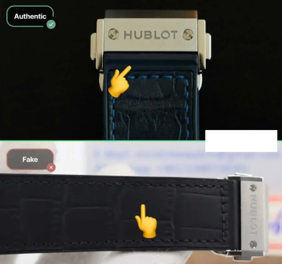 9 bước phân biệt đồng hồ Hublot thật - giả chính xác