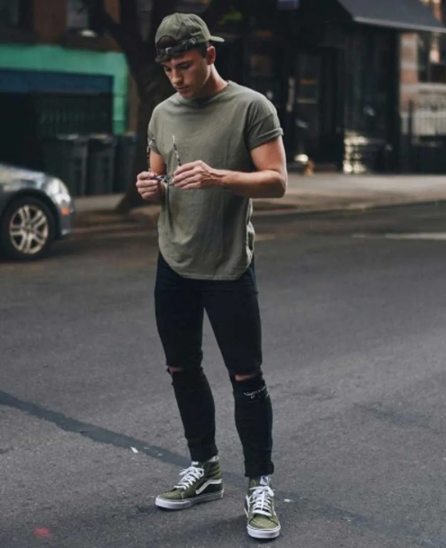 Top 8 cách phối đồ phong cách bụi bặm nam cá tính và mạnh mẽ