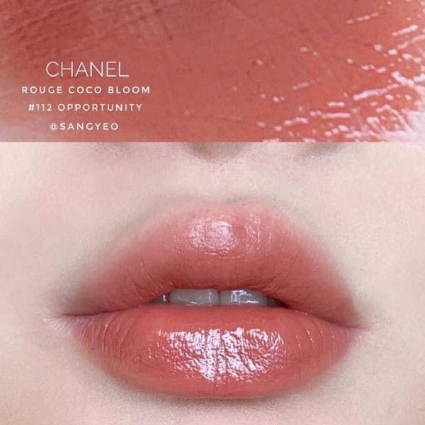 Son Chanel Rouge Coco Bloom 112 Opportunity Màu Nâu Cam - Son Môi - Vua Hàng Hiệu