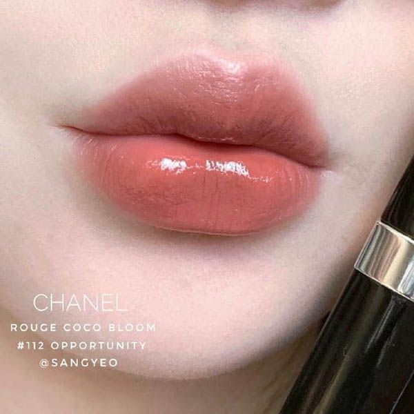 Son Chanel Rouge Coco Bloom 112 Opportunity Màu Nâu Cam - Son Môi - Vua Hàng Hiệu