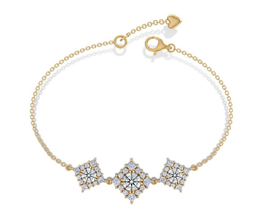 9+ vòng đeo tay vàng 18k nữ mẫu mới được yêu rất thích