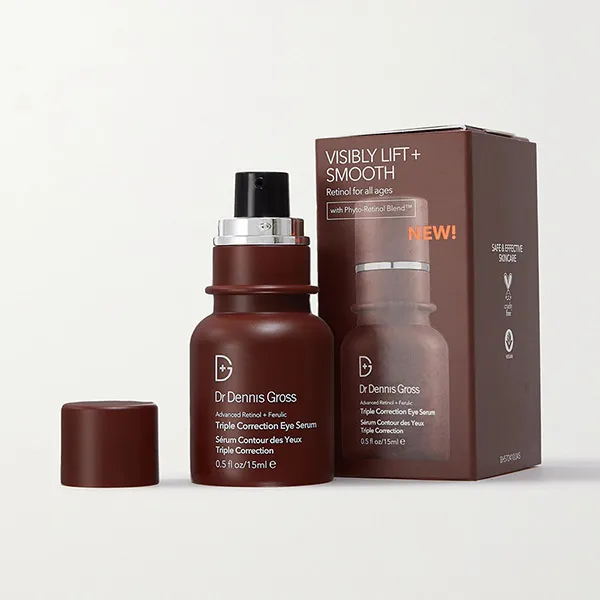 Tinh Chất Dưỡng Mắt Dr Dennis Gross Ferulic + Retinol Triple Corection Eye 15ml - Mỹ phẩm - Vua Hàng Hiệu