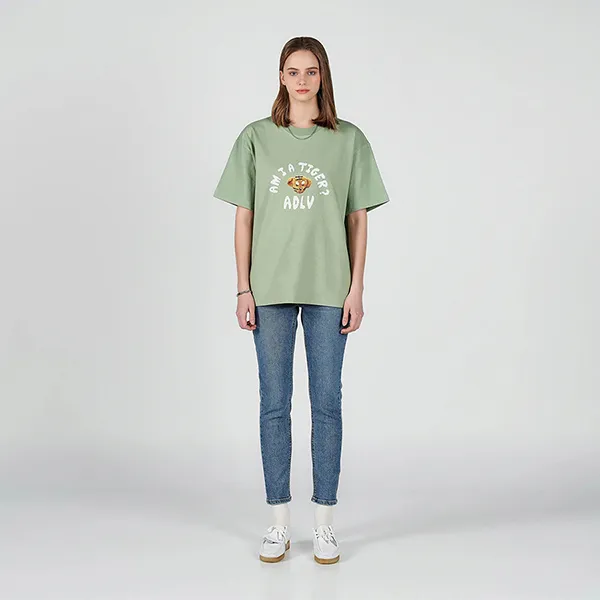 Áo Phông Acmé De La Vie ADLV T-Shirt Tiger Teddy Bear Doll Màu Xanh Mint Size 1 - Thời trang - Vua Hàng Hiệu