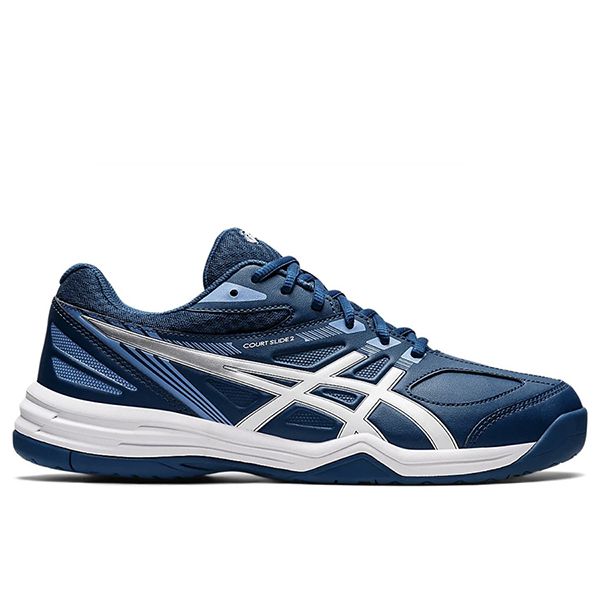 Giày Tennis Asics Court Slide 2 Blue Màu Xanh Trắng - Giày - Vua Hàng Hiệu