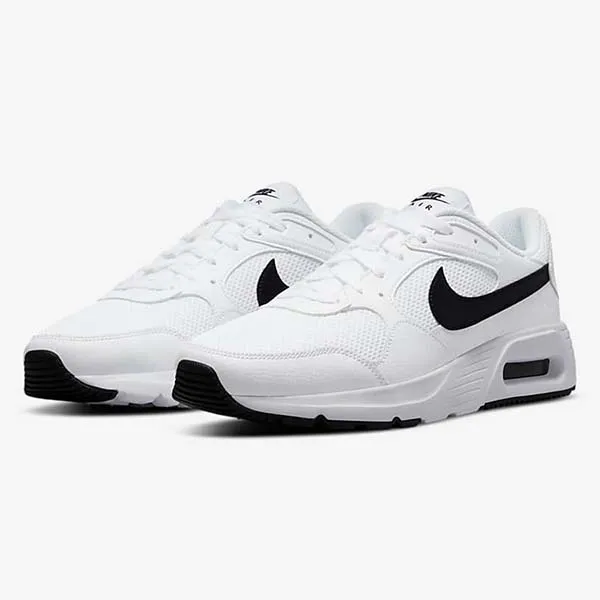 Giày Thể Thao Nike Air Max SC White Black CW4555-102 Phối Trắng Đen Size 40.5 - Giày - Vua Hàng Hiệu