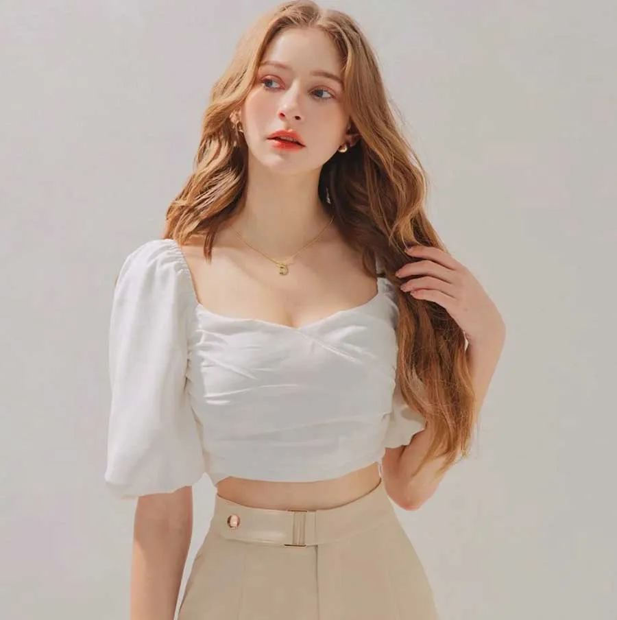 Top 11 áo croptop kiểu Hàn Quốc các nàng thích mê