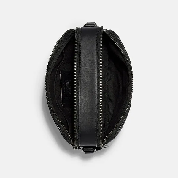 Túi Đeo Chéo Nam Coach Graham Crossbody In Signature Canvas C4149 Màu Nâu/Đen - Túi xách - Vua Hàng Hiệu