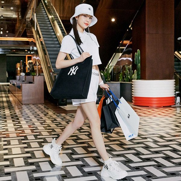 Túi Tote MLB Canvas Tote Bag New York Yankees 3AORM022N-50BKS Màu Đen - Túi xách - Vua Hàng Hiệu