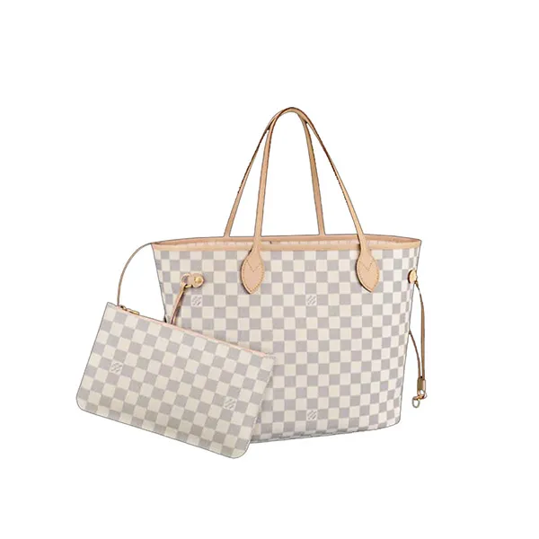 Túi Xách Nữ Louis Vuitton LV Neverfull Mm N41361 Màu Beige - Túi xách - Vua Hàng Hiệu