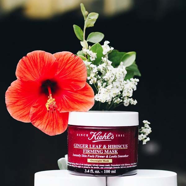 Mặt Nạ Ngủ Kiehl's Ginger Leaf & Hibiscus Firming Overnight Mask 100ml - Mặt nạ - Vua Hàng Hiệu