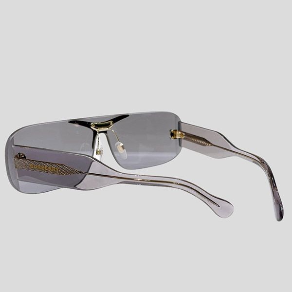 Kính Mát Burberry Nguyên Khối Rimless Màu Ghi Khói Trong Suốt - Kính mắt - Vua Hàng Hiệu