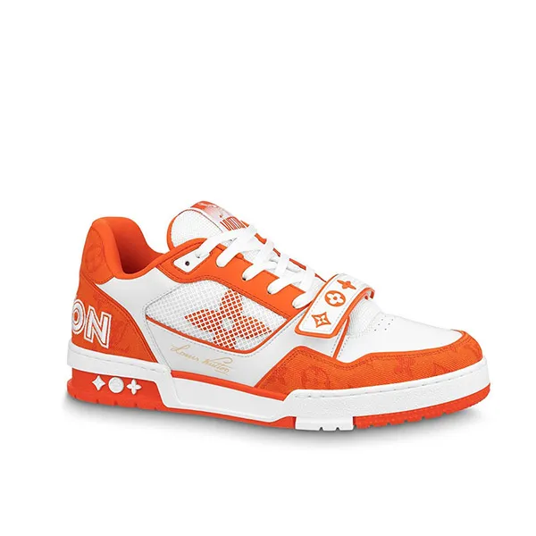 Giày Sneaker Louis Vuitton Trainer Orange 1A9ZC2 Màu Trắng Cam - Giày - Vua Hàng Hiệu
