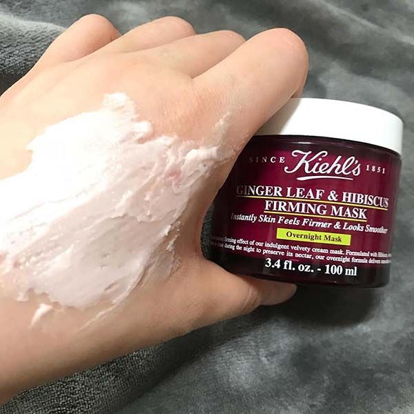 Mặt Nạ Ngủ Kiehl's Ginger Leaf & Hibiscus Firming Overnight Mask 100ml - Mặt nạ - Vua Hàng Hiệu