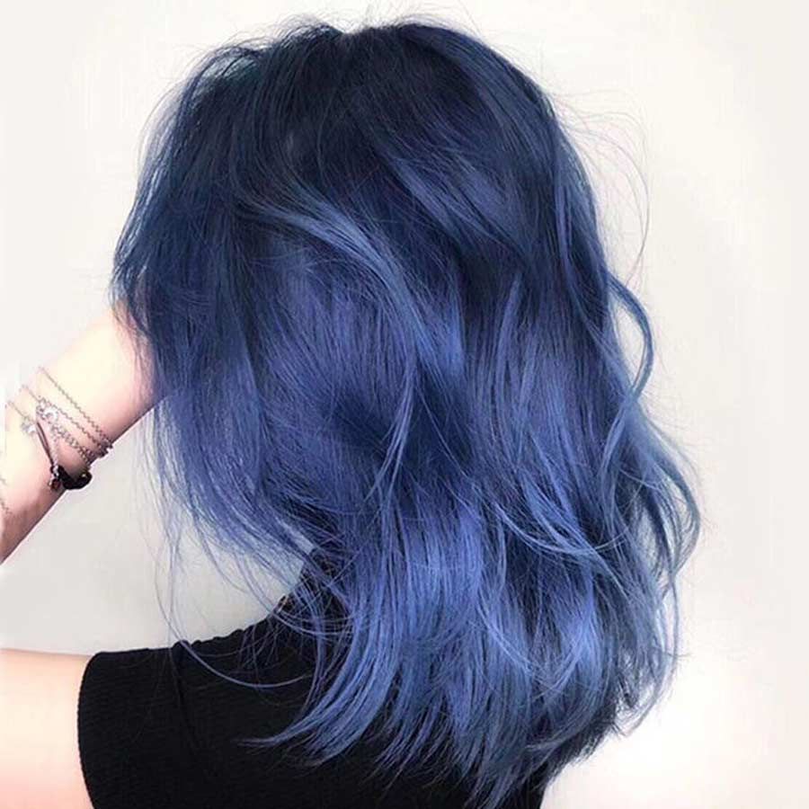 Top 23 màu tóc xanh đen trendy vô cùng đẹp 2025 đáng để thử