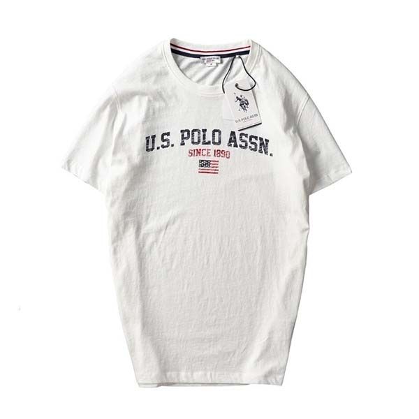 Áo Phông U.S. Polo Assn. In Hình Độc Đáo Màu Trắng Size M - Thời trang - Vua Hàng Hiệu
