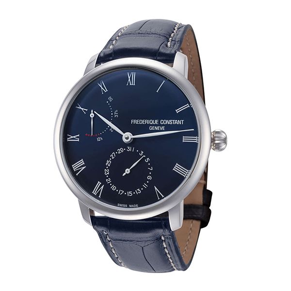 Đồng Hồ Nam Frederique Constant Slimline Automatic Power Reserve Blue Watch FC-723NR3S6 Màu Xanh Navy - Đồng hồ - Vua Hàng Hiệu