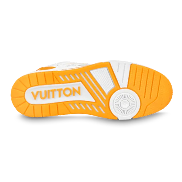 Giày Thể Thao Nam Louis Vuitton Sneaker LV Trainer Sneaker 1A9ZI6 Màu Trắng Vàng Size 42 - Giày - Vua Hàng Hiệu