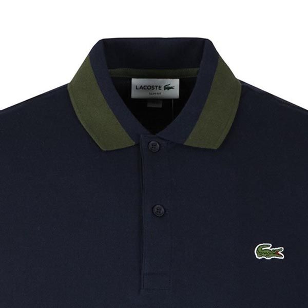 Áo Polo Lacoste Color Block T-Shirt Black Màu Xanh Trắng Size S - Thời trang - Vua Hàng Hiệu