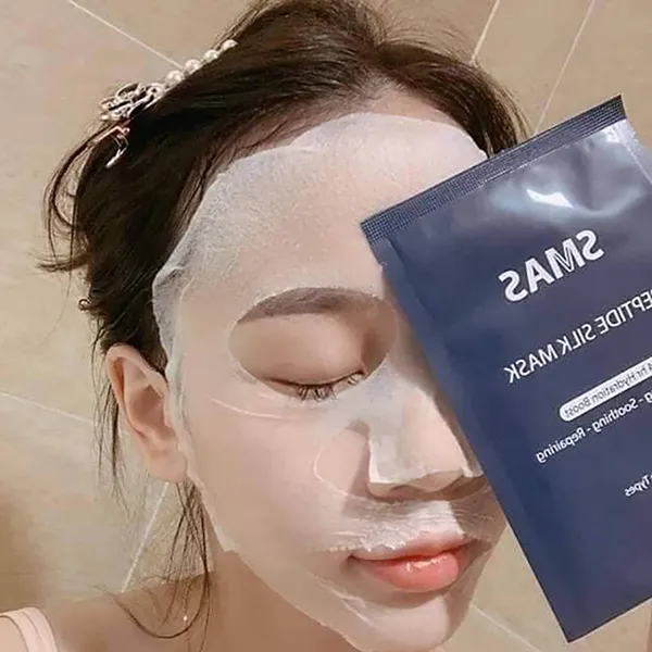 Set 5 Miếng Mặt Nạ Phục Hồi Cấp Ẩm SMAS Peptide Silk Mask (5 x 25g) - Mặt nạ - Vua Hàng Hiệu