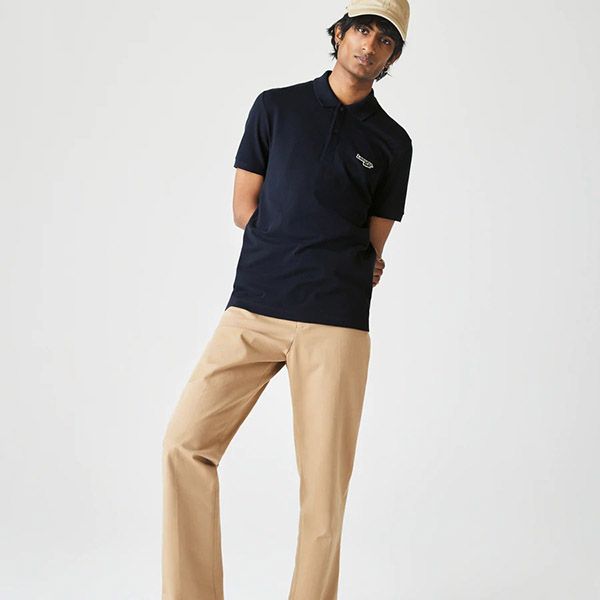 Áo Polo Lacoste Men's Regular Fit Solid Cotton Piqué PH1861 Màu Xanh Navy Size XS - Thời trang - Vua Hàng Hiệu