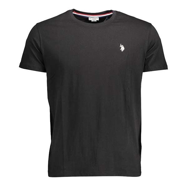 Áo Phông Cổ Tròn U.S. Polo Assn. Logo Ngực Màu Đen Size L - Thời trang - Vua Hàng Hiệu