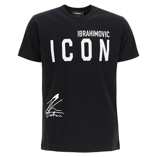 Áo Phông Dsquared2 Ibrahimovic Icon Sign Crew Neck Tee S79GC0024 Màu Đen - Thời trang - Vua Hàng Hiệu