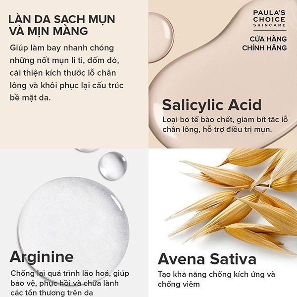 Tinh Chất Hỗ Trợ Giảm Mụn Cao Cấp 9% BHA Paula's Choice Skin Perfecting BHA 9 Trial Size - Mỹ phẩm - Vua Hàng Hiệu