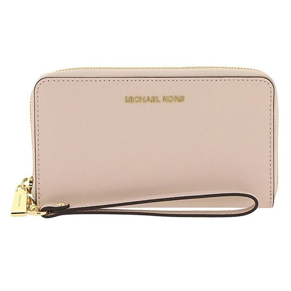 Ví Michael Kors MK Large Smartphone Wristlet 32H4GTVE9L-187 Màu Hồng Nude - Túi xách - Vua Hàng Hiệu