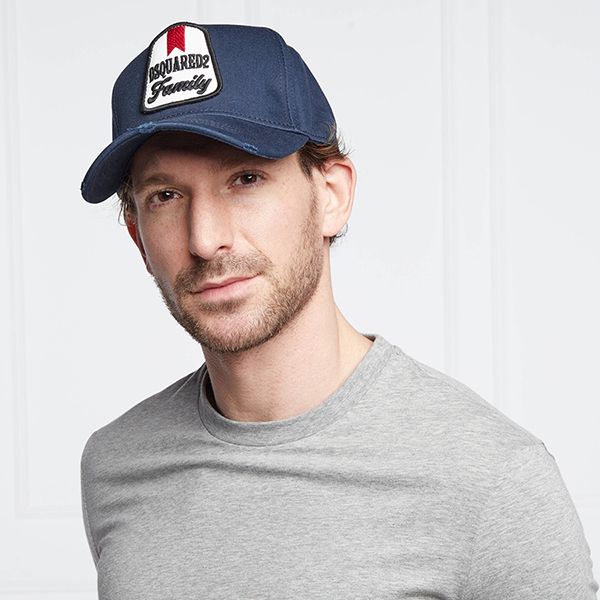 Mũ Dsquared2 Baseball Cap Family BCM0500 05C00001 Màu Xanh Navy - Mũ nón - Vua Hàng Hiệu