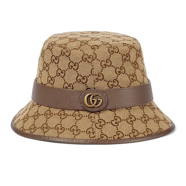 Mũ Tròn Gucci GG Canvas Bucket Hat Màu Nâu Size S - Mũ nón - Vua Hàng Hiệu