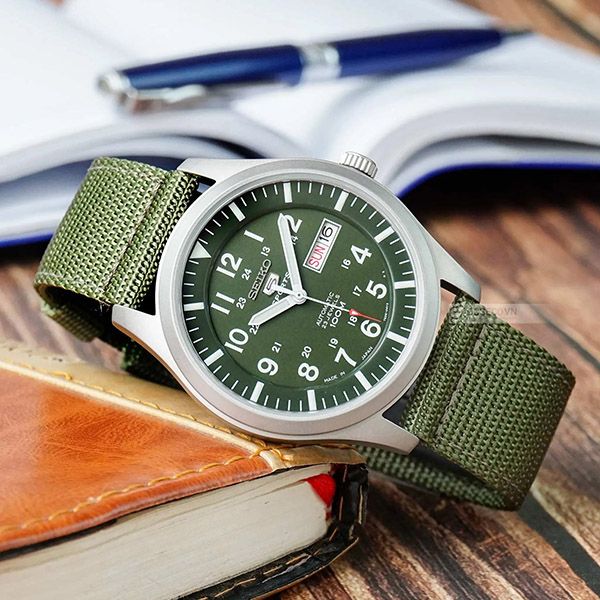 Đồng Hồ Nam Seiko 5 Automatic Dial Men's Watch SNZG09J1 Màu Xanh Green - Đồng hồ - Vua Hàng Hiệu