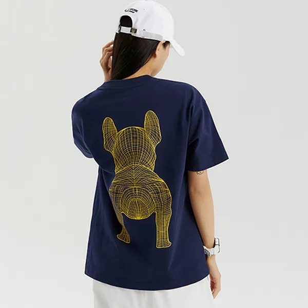 Áo Phông LifeWork Big Logo Basic Tshirt LW225TS990 Màu Xanh Navy Size S - Thời trang - Vua Hàng Hiệu