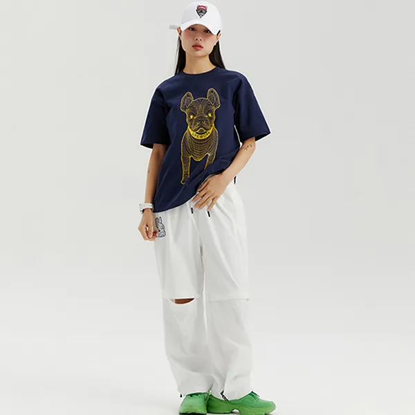 Áo Phông LifeWork Big Logo Basic Tshirt LW225TS990 Màu Xanh Navy Size S - Thời trang - Vua Hàng Hiệu