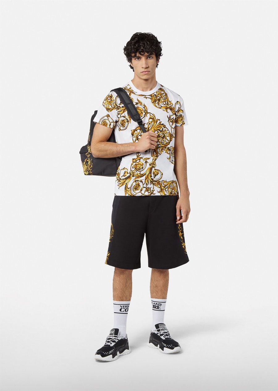 3 mẫu áo thun Versace Jeans Couture Patterned T-Shirt Limited rất hiếm - 6