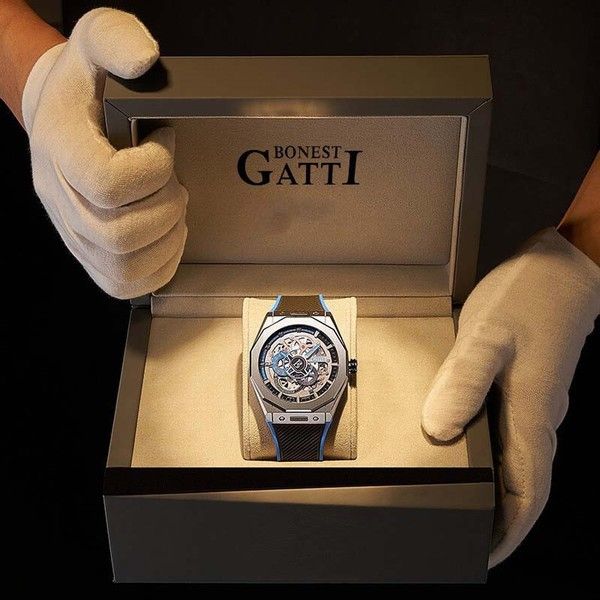 Đồng Hồ Nam Bonest Gatti King Speed B576011R Màu Đen Viền Xanh - Đồng hồ - Vua Hàng Hiệu