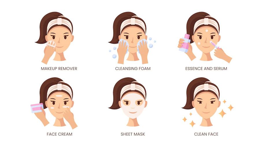 các bước chăm sóc da mặt trước khi trang điểm