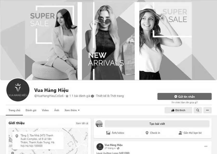 [Cảnh Báo] Hàng loạt website và fanpage giả mạo Vua Hàng Hiệu để lừa đảo