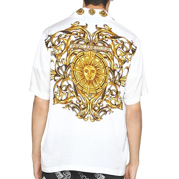 Áo Sơ Mi Versace Jeans Couture Men's Shirt With Maxi Print On The Back White 72GAL2BB NS097 G03 Màu Trắng Size 46 - Thời trang - Vua Hàng Hiệu