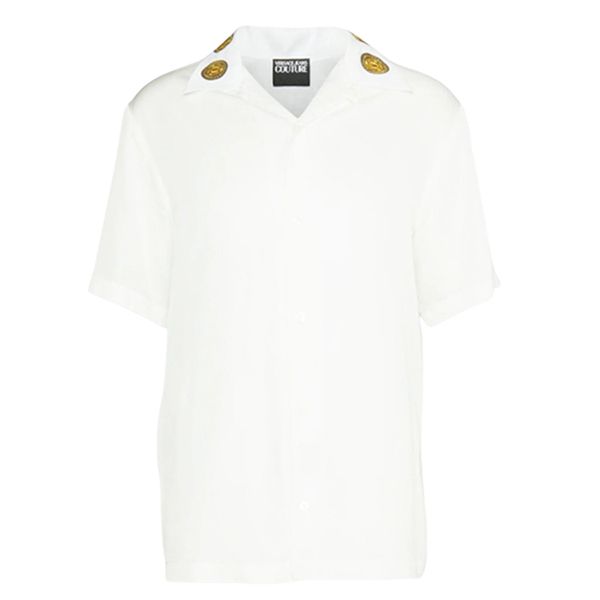 Áo Sơ Mi Versace Jeans Couture Men's Shirt With Maxi Print On The Back White 72GAL2BB NS097 G03 Màu Trắng Size 46 - Thời trang - Vua Hàng Hiệu
