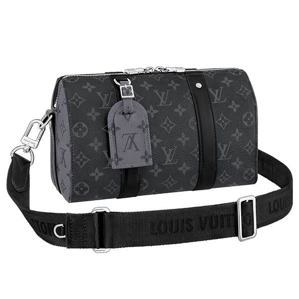 Túi Đeo Chéo Nam Louis Vuitton LV City Keepall Bag M45936 Màu Đen - Túi xách - Vua Hàng Hiệu