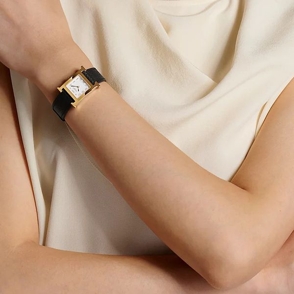 Đồng Hồ Nữ Hermès Heure H, 21mm Màu Đen Vàng - Đồng hồ - Vua Hàng Hiệu