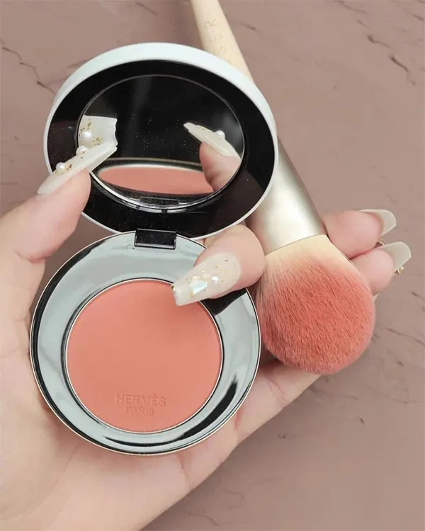Phấn Má Hồng Hermès Silky Blushes - 19 Rose Abricot - Trang điểm - Vua Hàng Hiệu