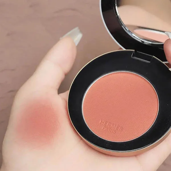 Phấn Má Hồng Hermès Silky Blushes - 19 Rose Abricot - Trang điểm - Vua Hàng Hiệu
